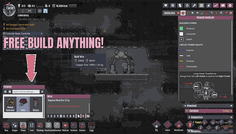 Oxygen Not Included — Building Manager (screenshot 4)